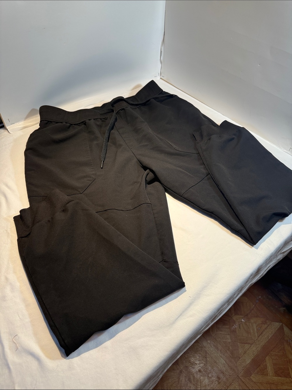 Russ Black Men's Sweat Joggers with Drawstring